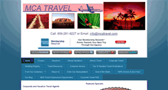 Desktop Screenshot of mcatravel.com